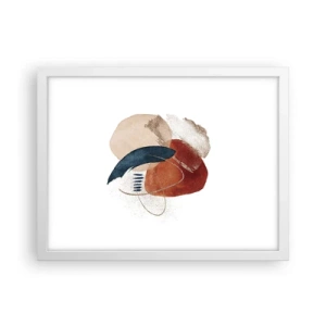 Poster in white frmae - Oval Composition - 40x30 cm
