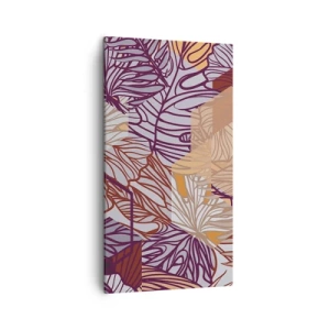 Canvas picture - Impossible Union of Geometry and Nature - 45x80 cm