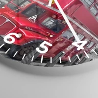 Clock face with numbers