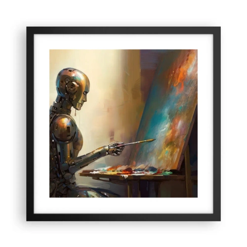 Poster in black frame - Art of the Future - 40x40 cm