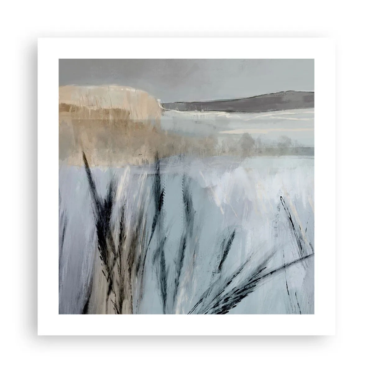 Poster - Winter Fields - 50x50 cm
