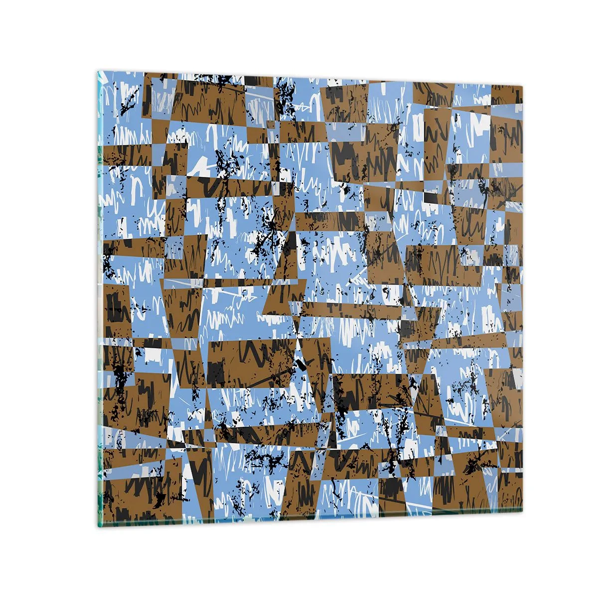 Glass picture - No Folklore Cutout - 40x40 cm