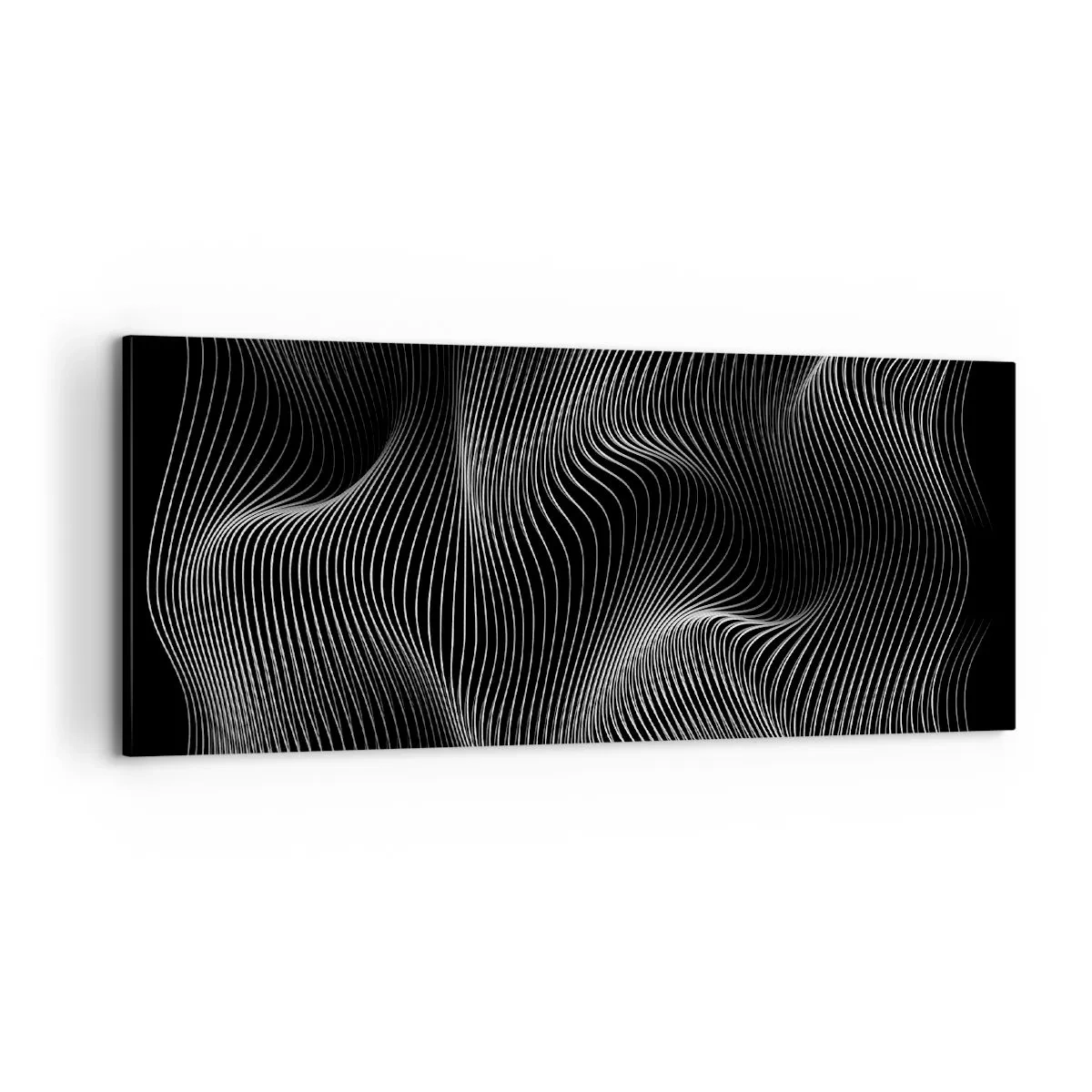 Canvas picture - Dance of the Light in Space - 100x40 cm