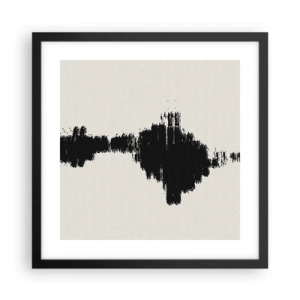 Poster in black frame - Vibrations of Imagination - 40x40 cm