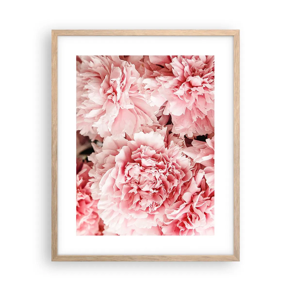 Poster in light oak frame - Pink Dreams - 40x50 cm