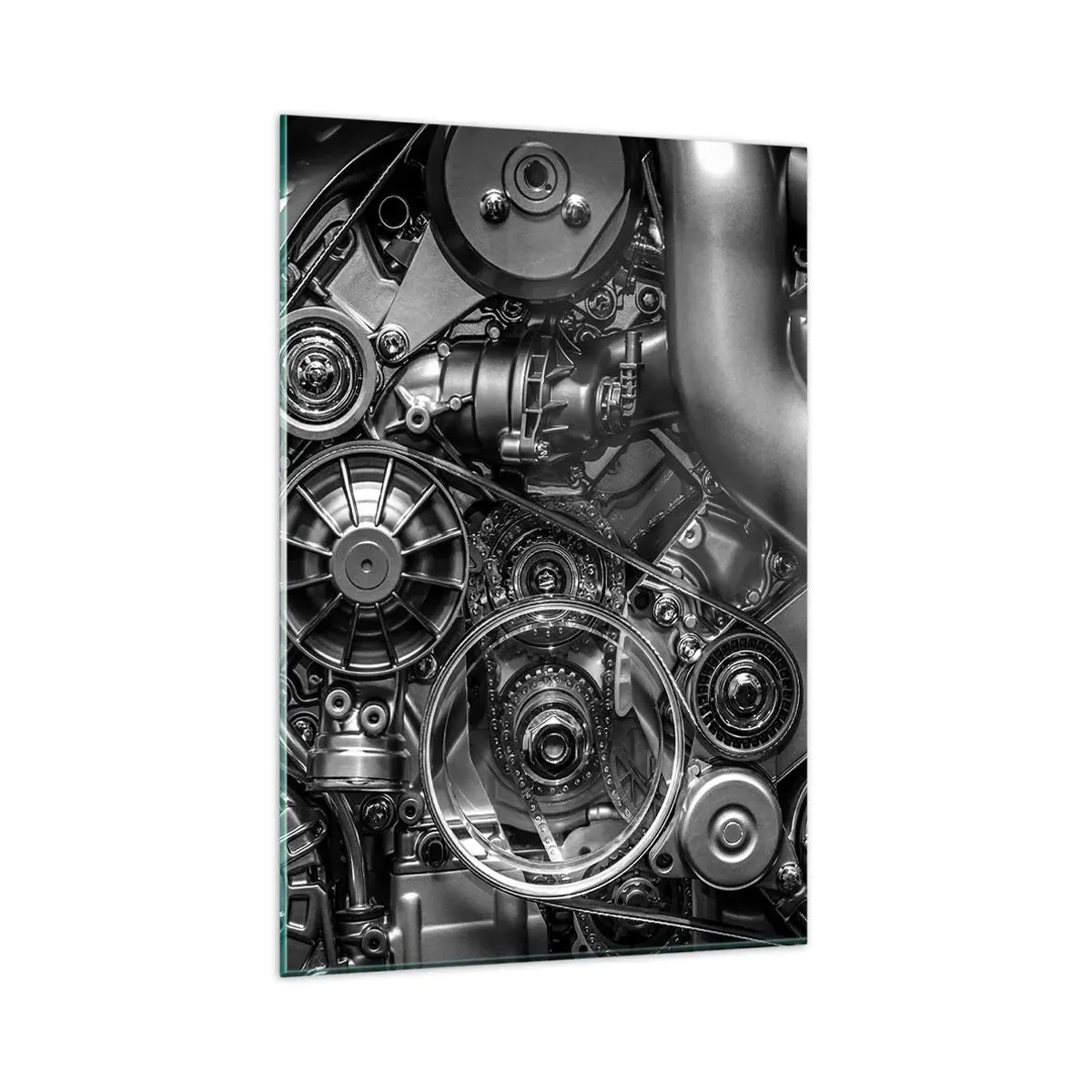 Glass picture - Poetry of Mechanics - 80x120 cm