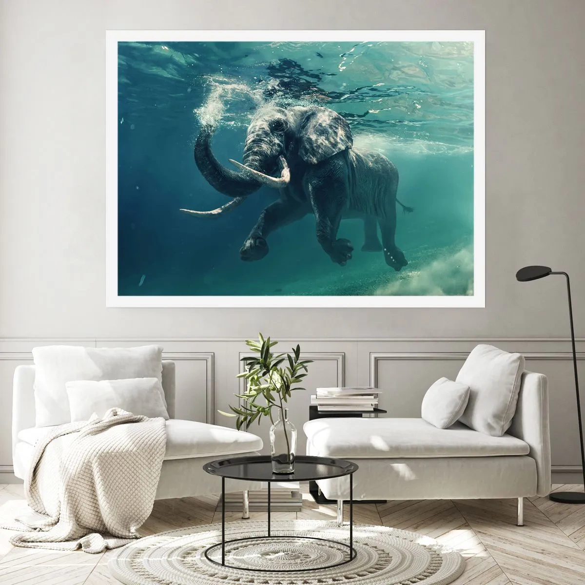 Poster - Everyone Likes to Swim - 40x30 cm