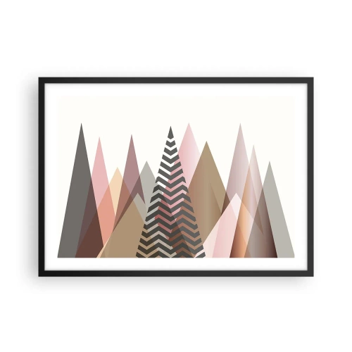 Poster in black frame - View of the Piramide - 70x50 cm