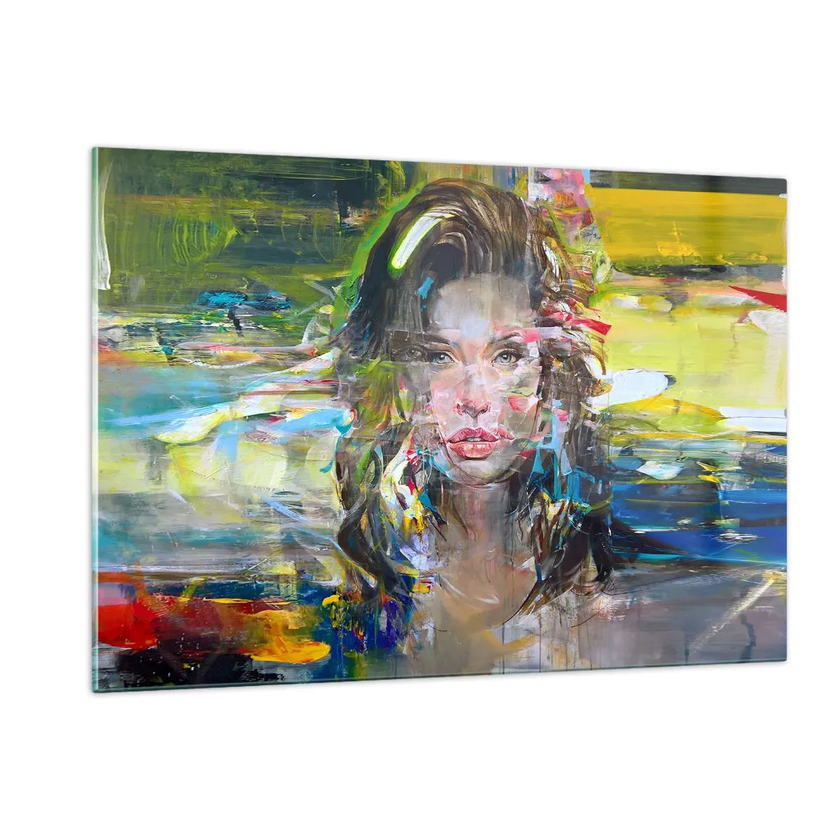 Glass picture - Behind a Curtain of Air - 120x80 cm