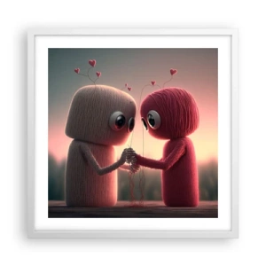 Poster in white frmae - Everyone Is Allowed to Love - 50x50 cm