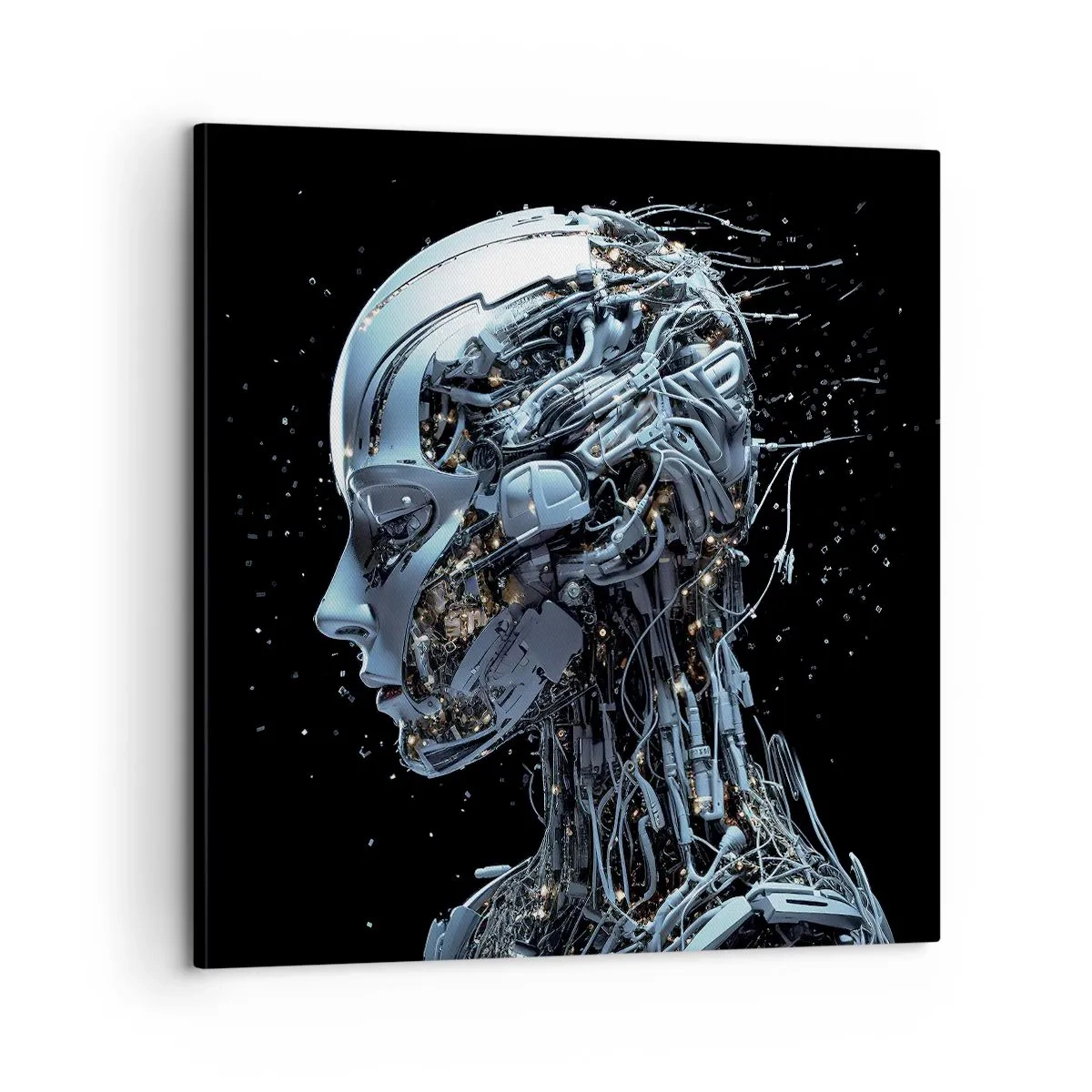 Canvas picture - Technology Is a Woman - 60x60 cm