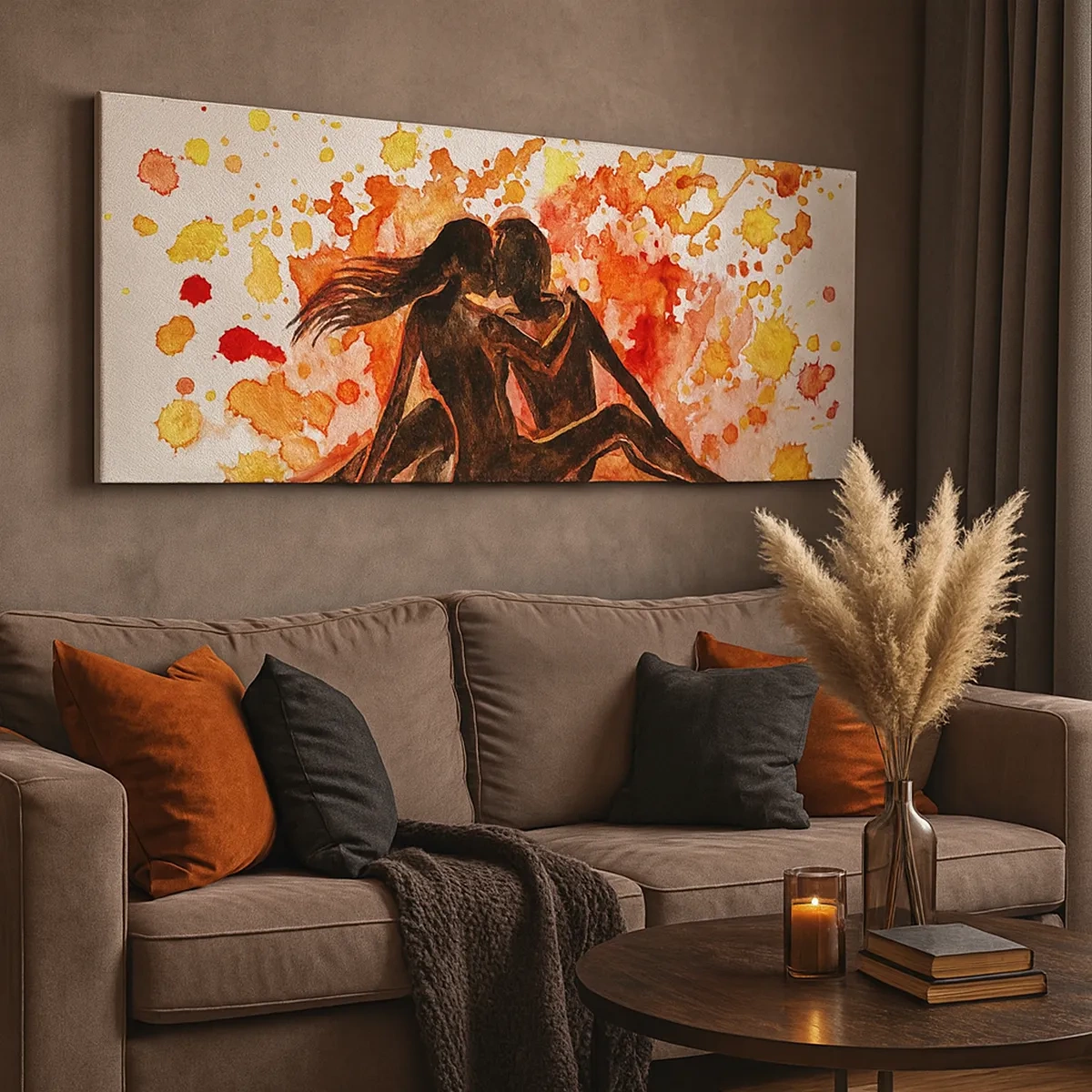 Canvas picture - And There Was Light - 30x30 cm