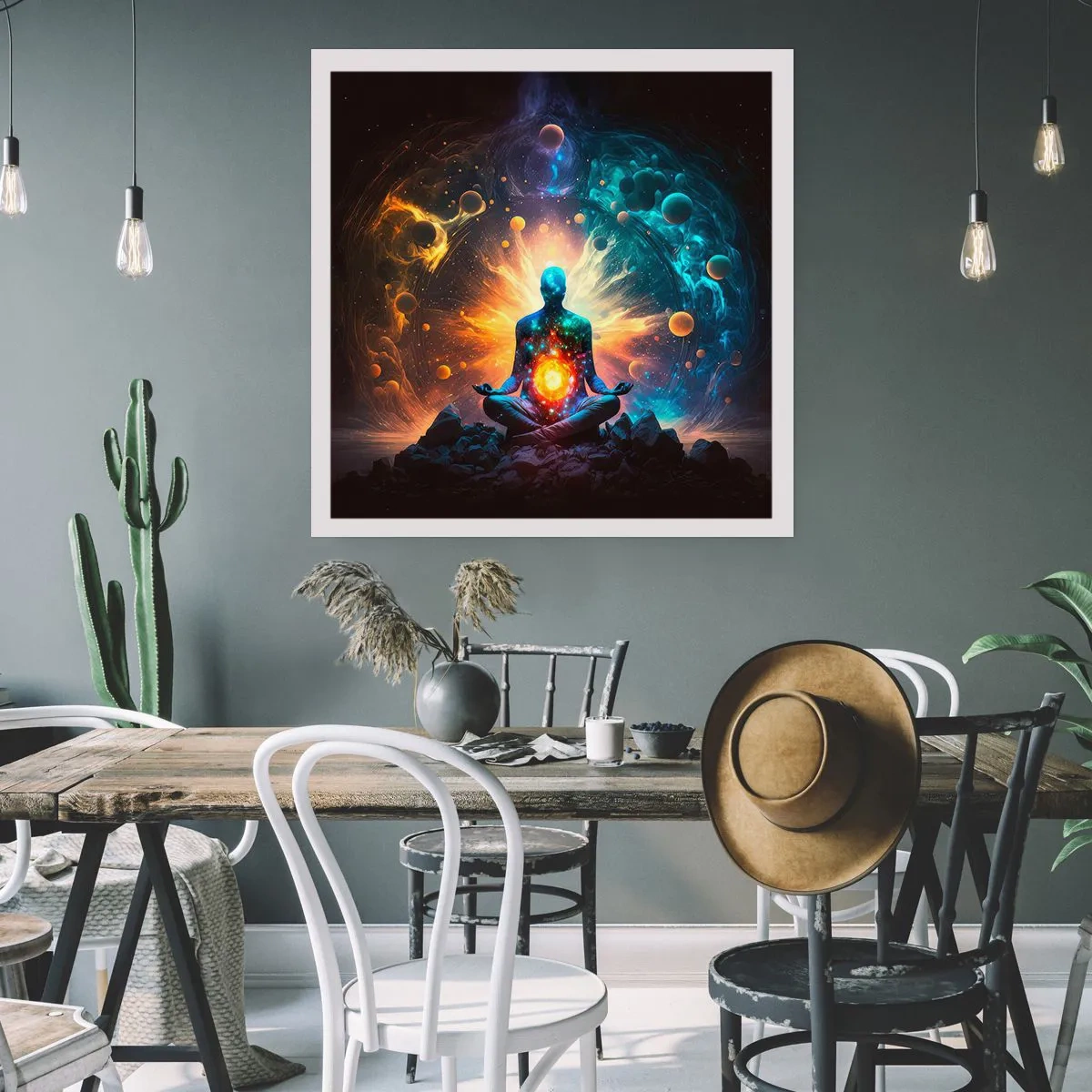 Poster - Cosmic Calm - 40x40 cm