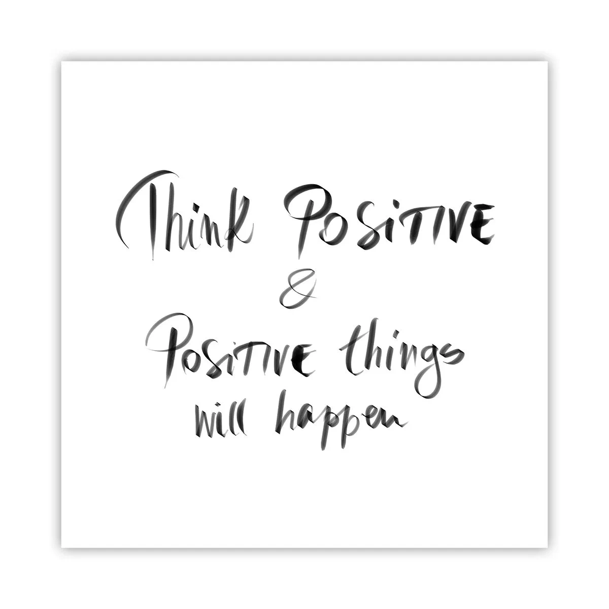 Poster - How to Live? - 60x60 cm