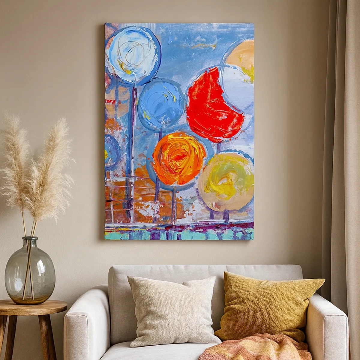 Canvas picture - Lolly Sticks - 50x70 cm