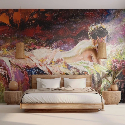 Self-Adhesive Photo Wallpaper Deluxe Sticker - Thoughtful Venus - Woman, Body, Piece - 150x105 cm