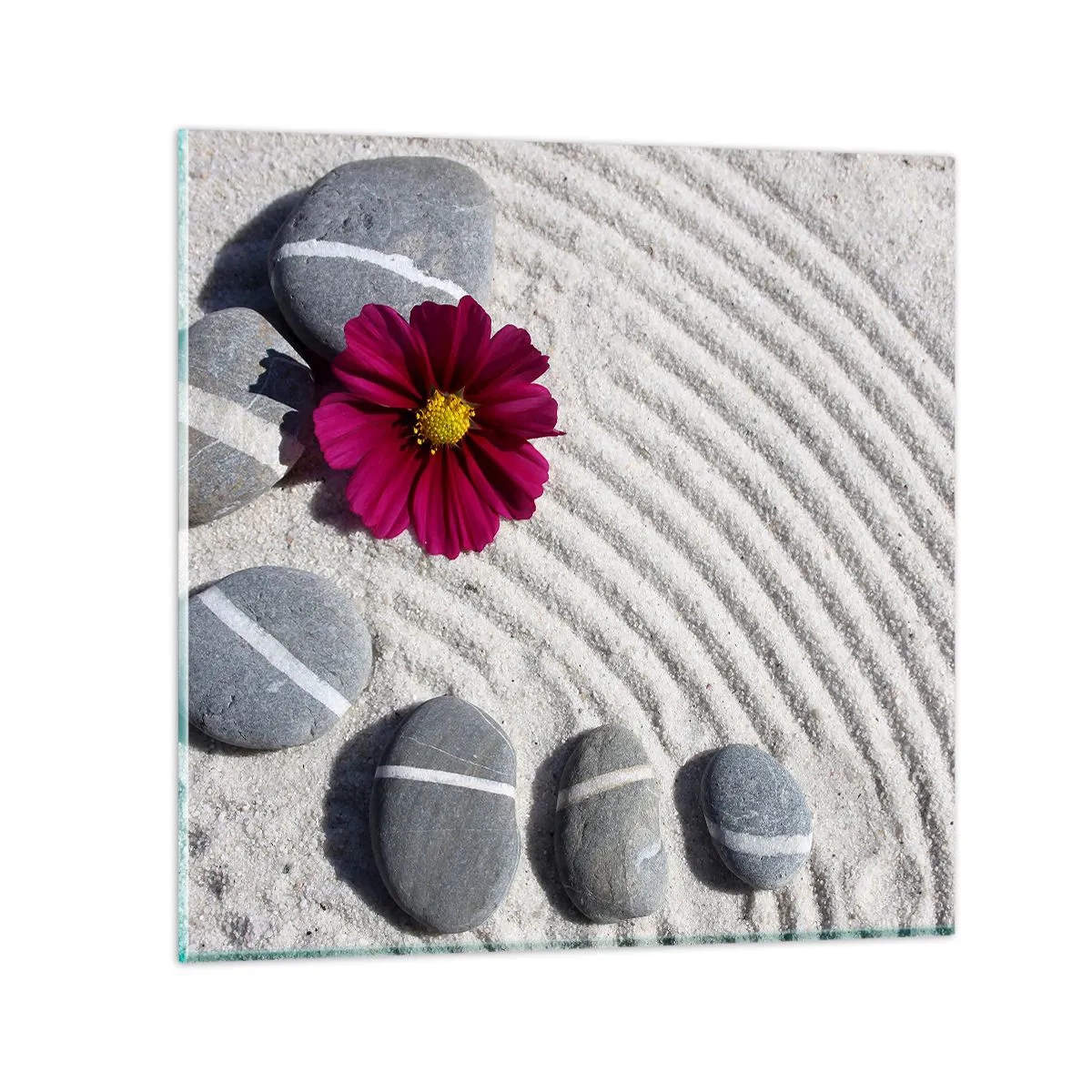 Glass picture - Energy and Tranquillity of the Magic Circle of Nature - 70x70 cm