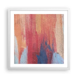 Poster in white frmae - Washed Down by Rainbow - 50x50 cm