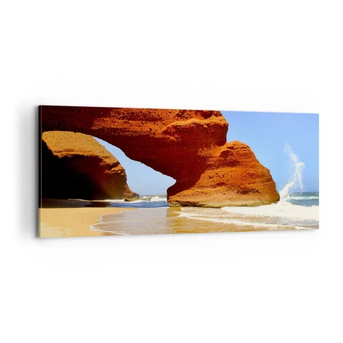 Canvas picture - Water and Wind through Thousands of Years - 100x40 cm