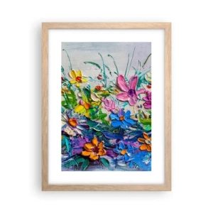 Poster in light oak frame - Not So Still Nature - 30x40 cm