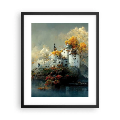 Poster in black frame - Beginning of a Romantic Tale - 40x50 cm