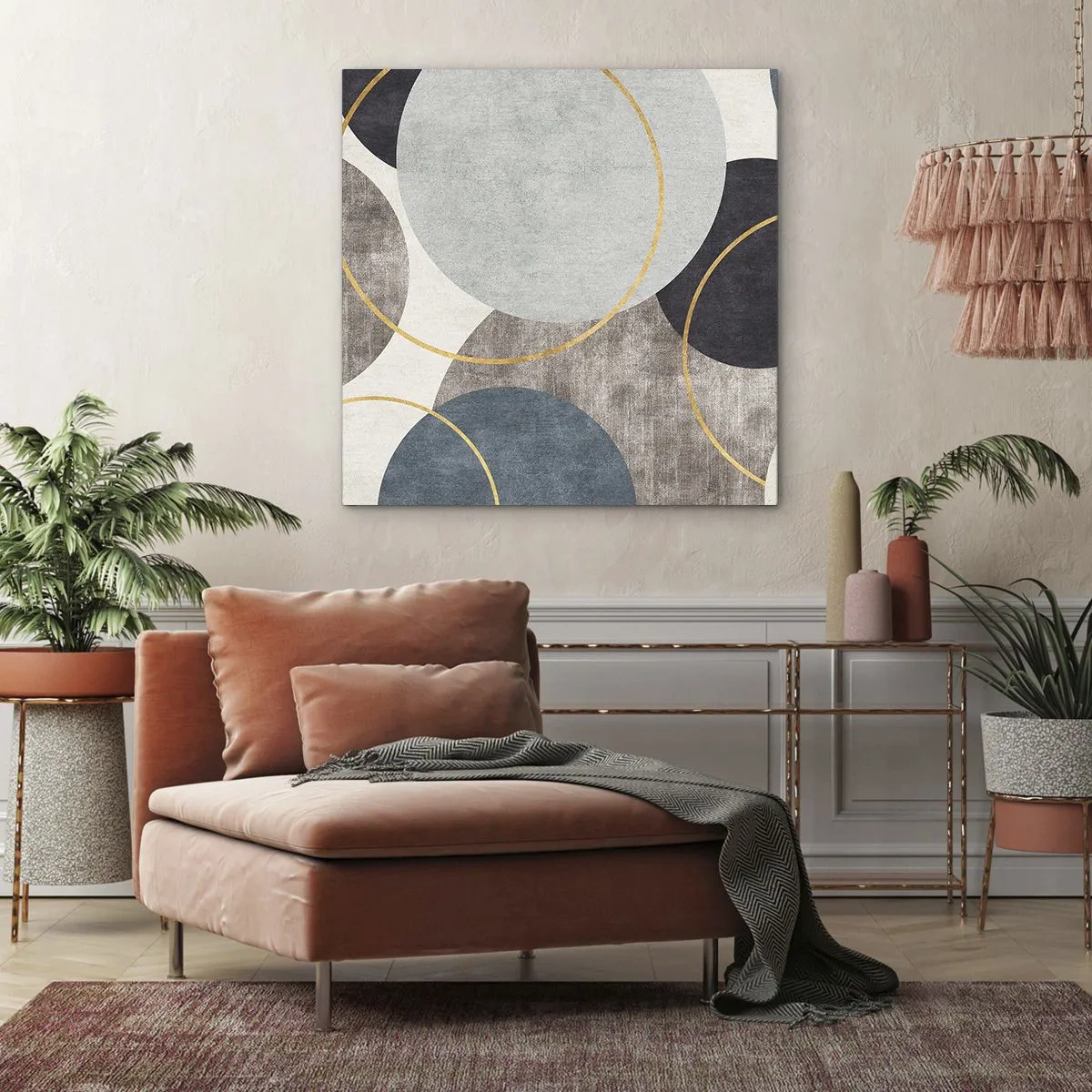 Canvas picture - Wheel after Wheel - 60x60 cm