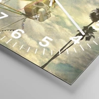 Clock face with numbers