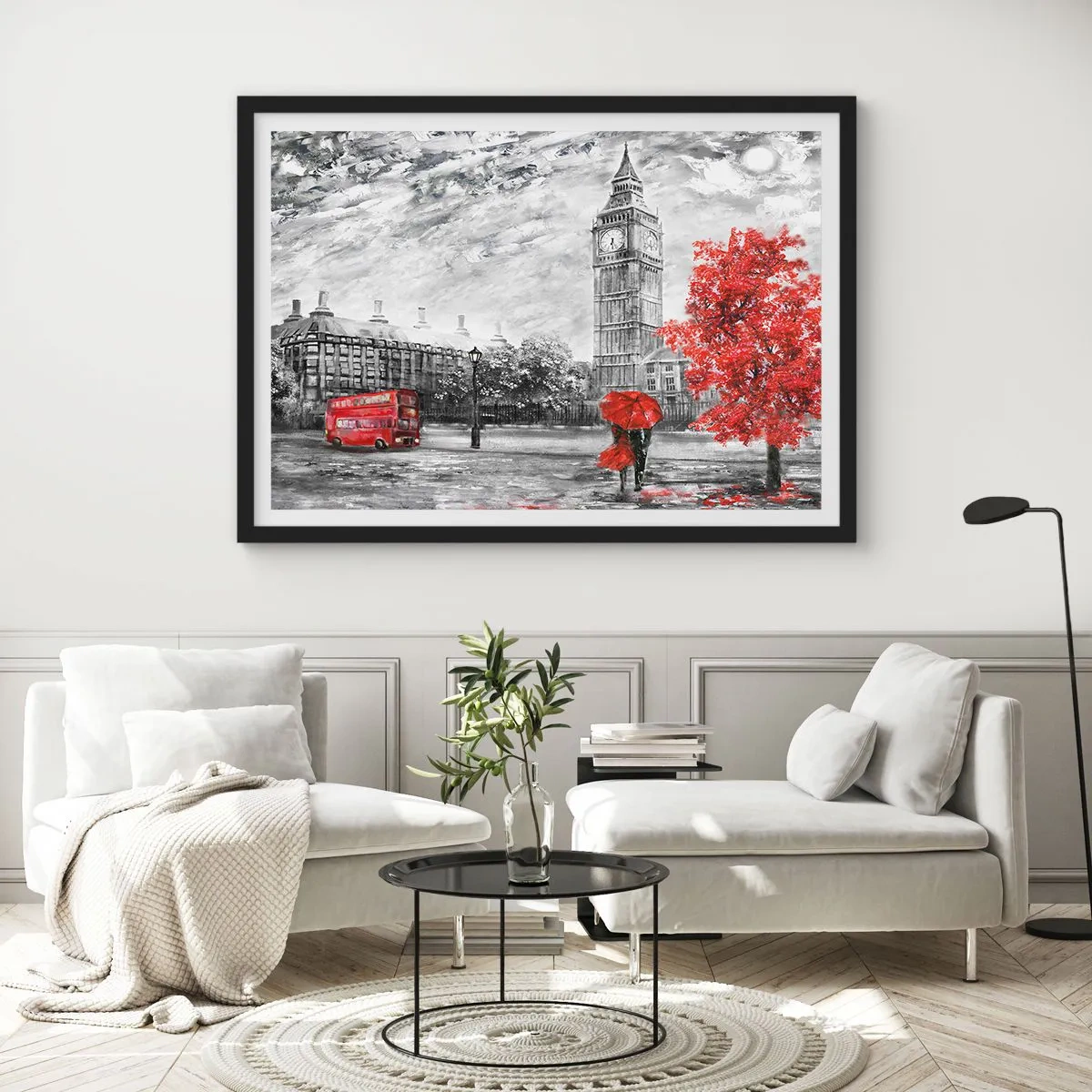 Poster in black frame - Exciting Day - 70x50 cm