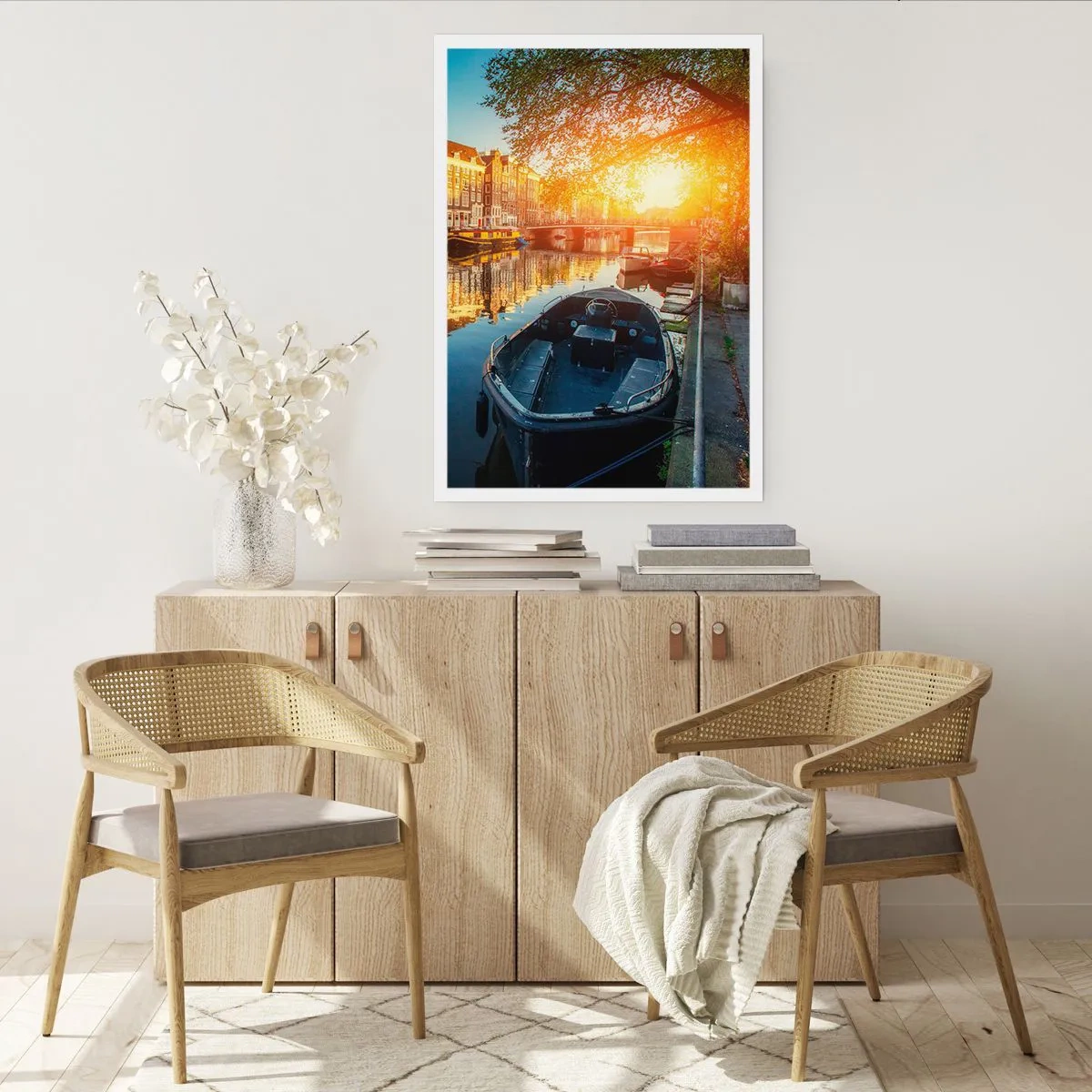 Poster - Morning in Amsterdam - 70x100 cm