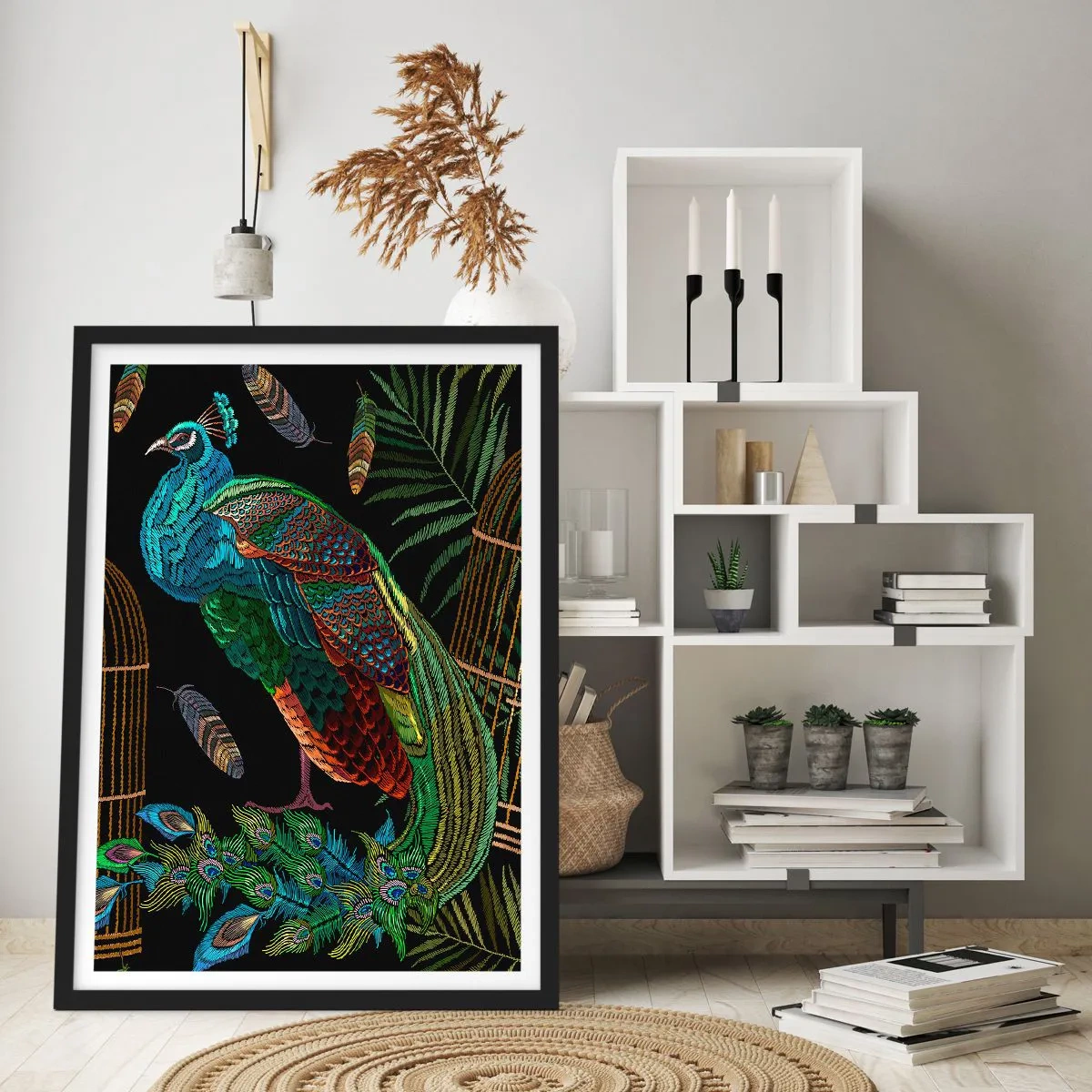 Poster in black frame - In Royal Robes - 61x91 cm