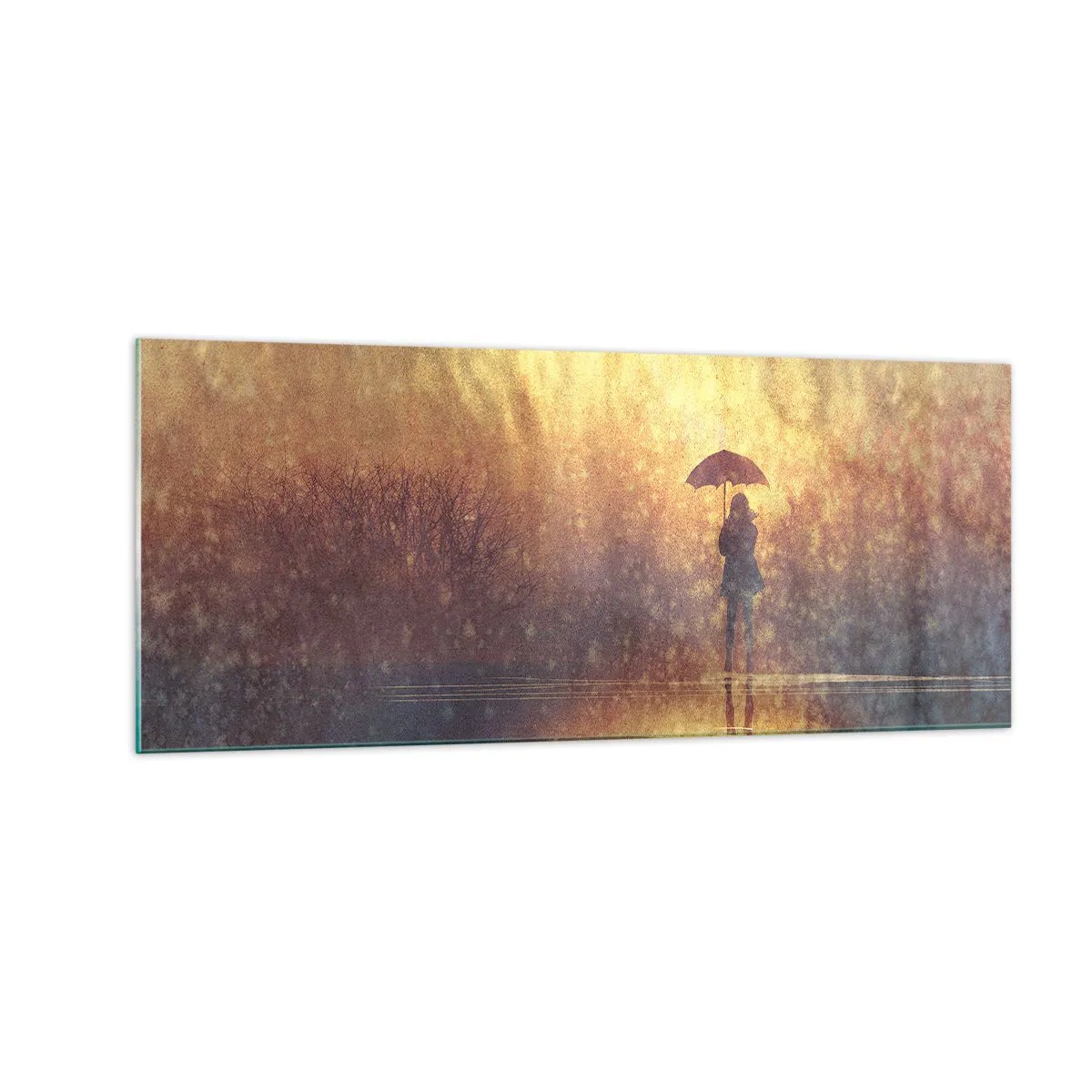 Glass picture - I Think Someone Is Watching Me - 100x40 cm