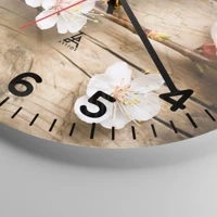 Clock face with numbers