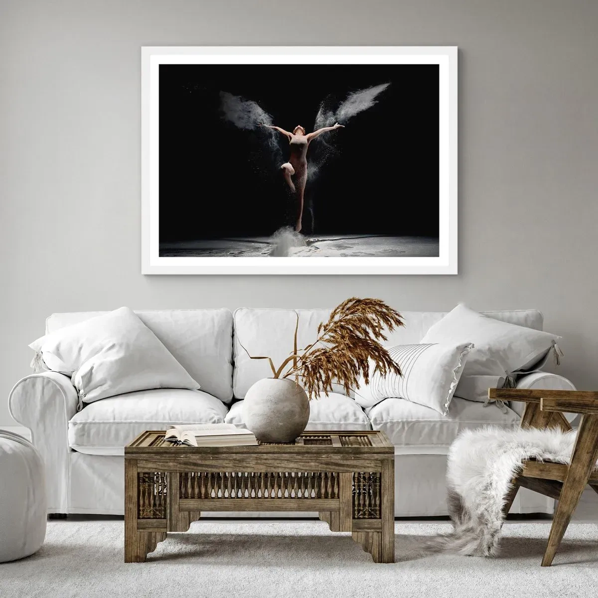 Poster in white frmae - Elves Exist - 70x50 cm