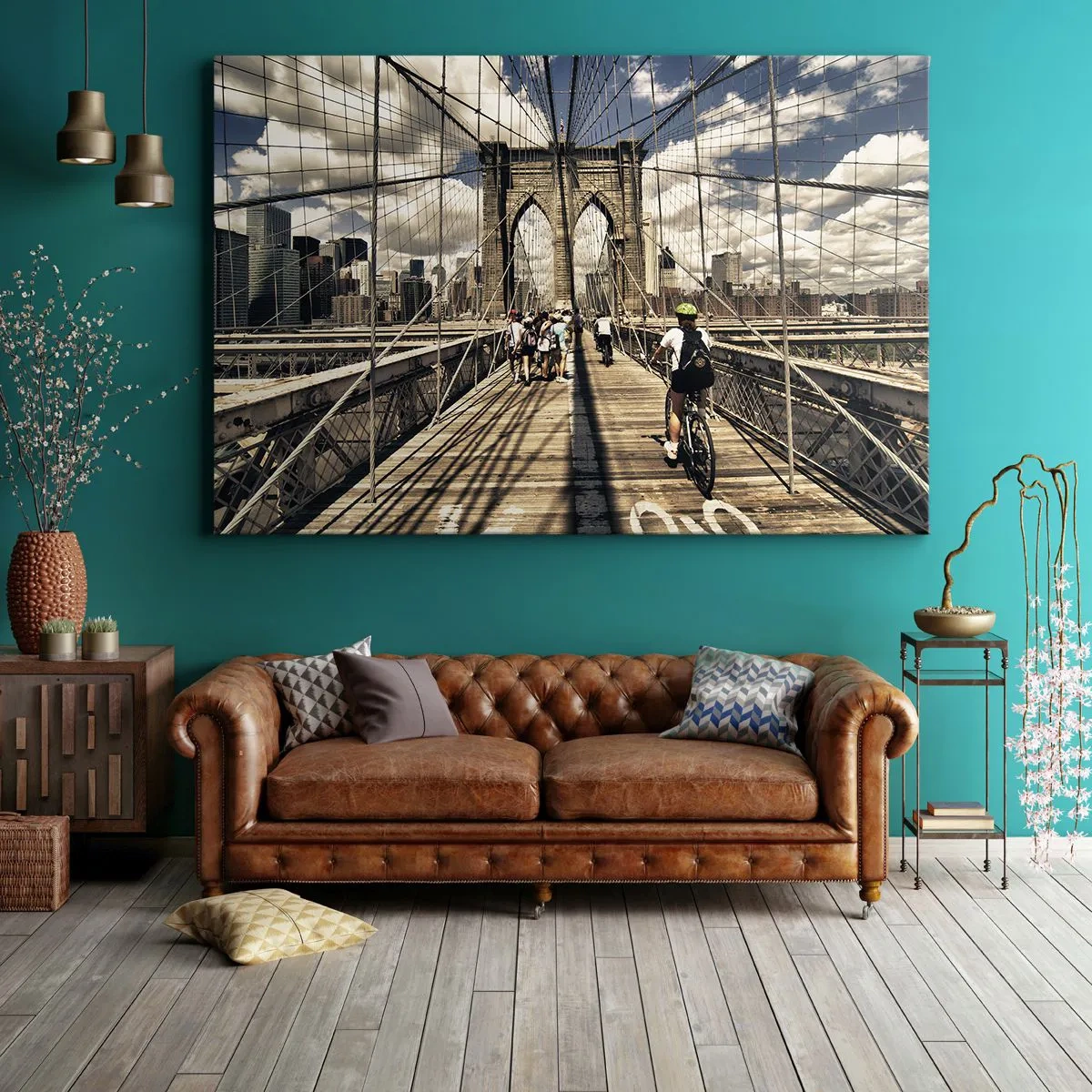 Canvas picture - Straight to the Heart of the City - 100x70 cm
