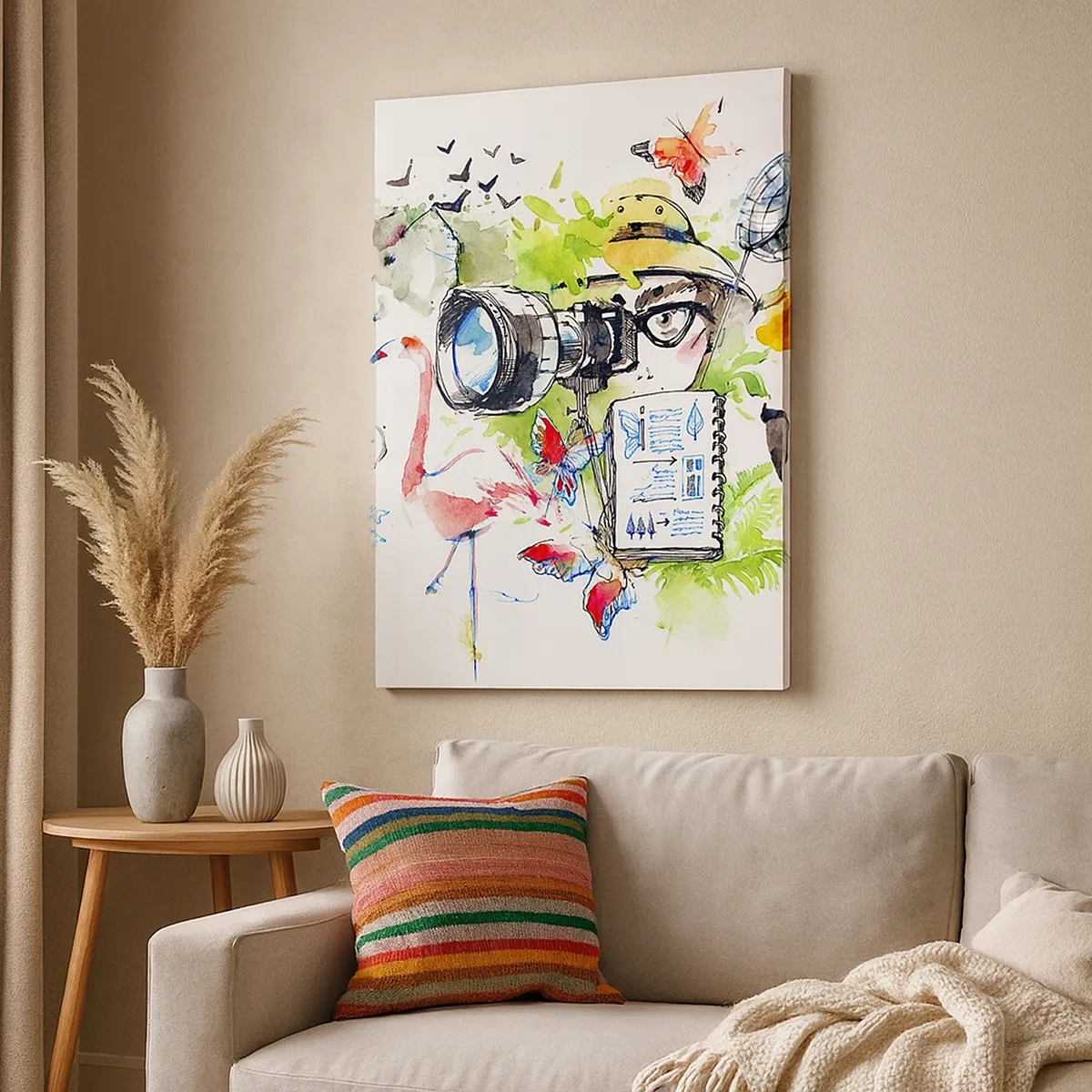 Canvas picture - In Travelller's Lens - 50x70 cm