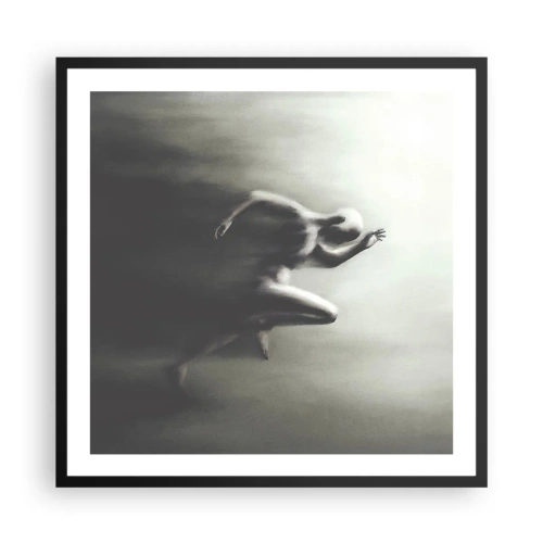 Poster in black frame - Unstoppable - 60x60 cm