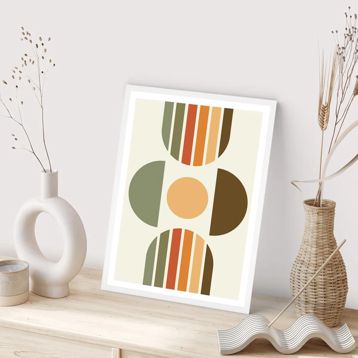 Poster in white frmae - In the Colours of Soli - 70x100 cm