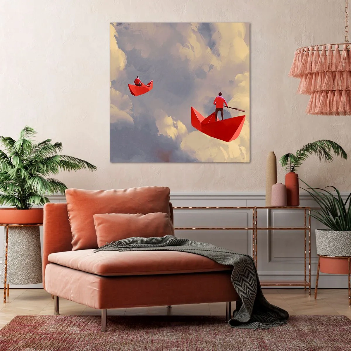 Canvas picture - Dream Trip - 50x50 cm