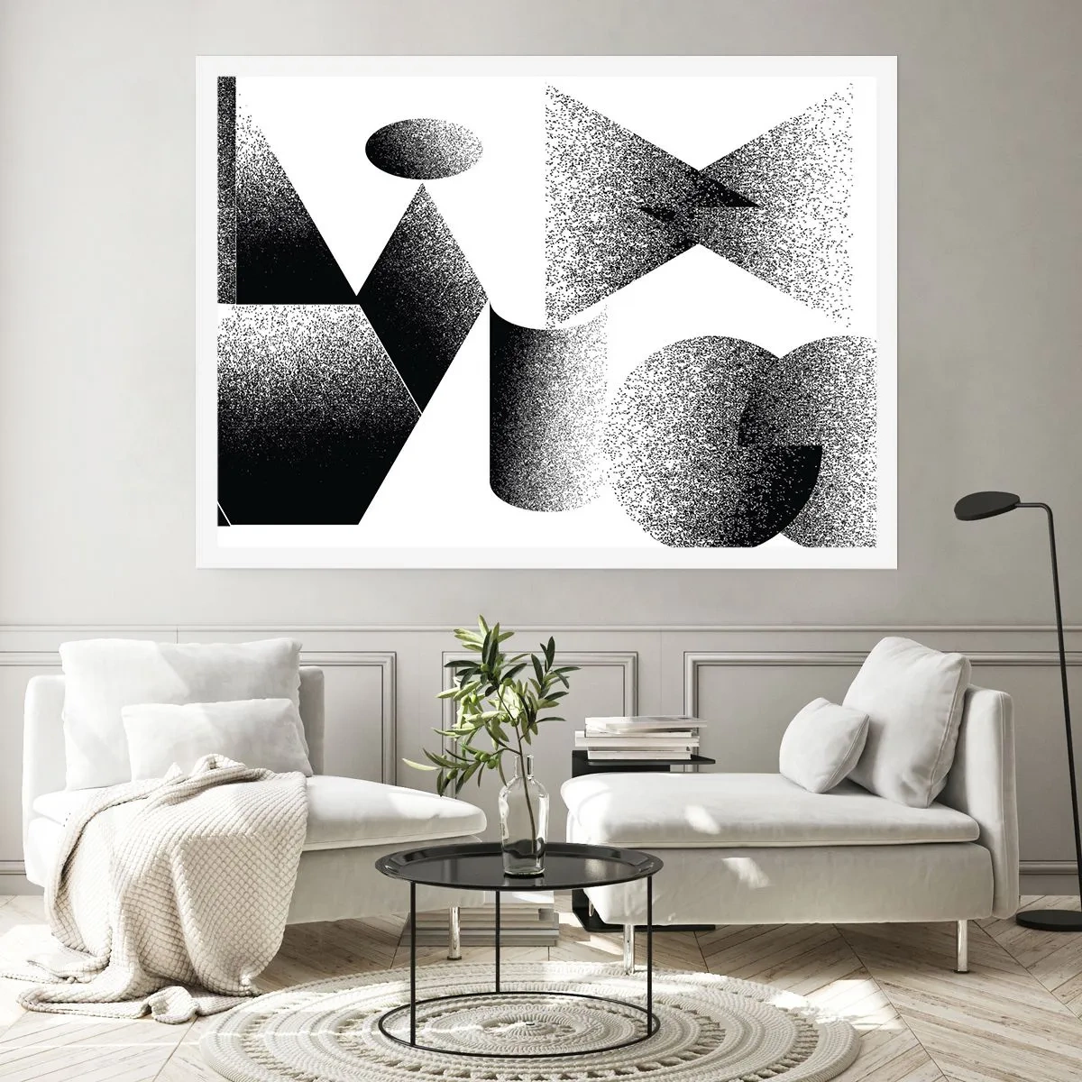 Poster - Angles and Ovals - 91x61 cm