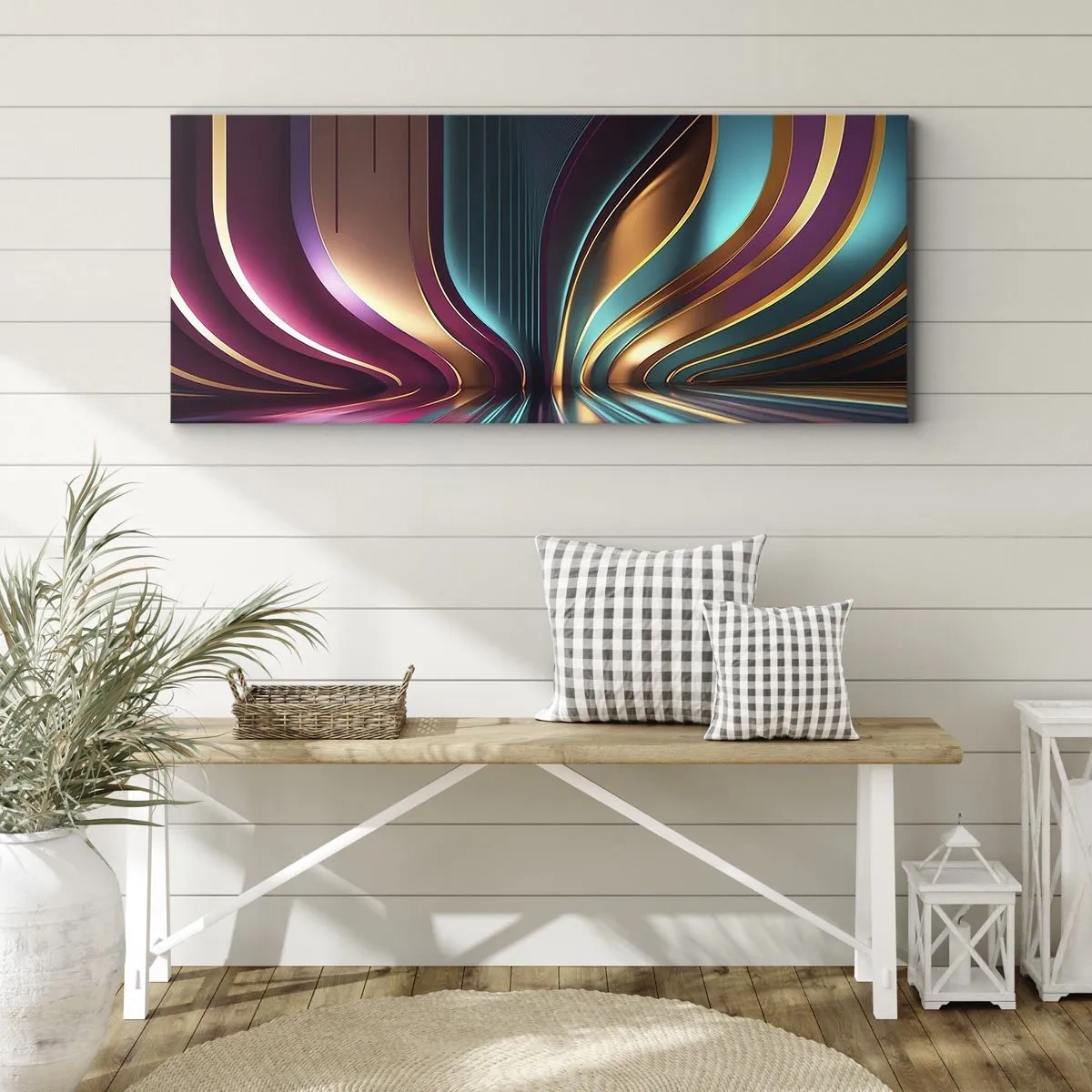 Canvas picture - Architecture of Light - 100x40 cm