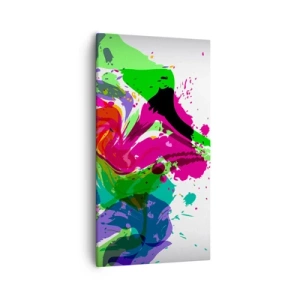 Canvas picture - Tale in Colours of a Rainbow - 55x100 cm