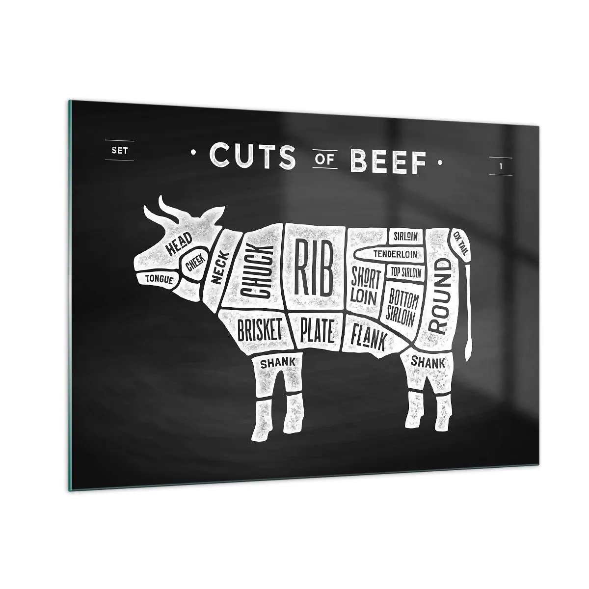 Glass picture - Time for a Feast - 100x70 cm