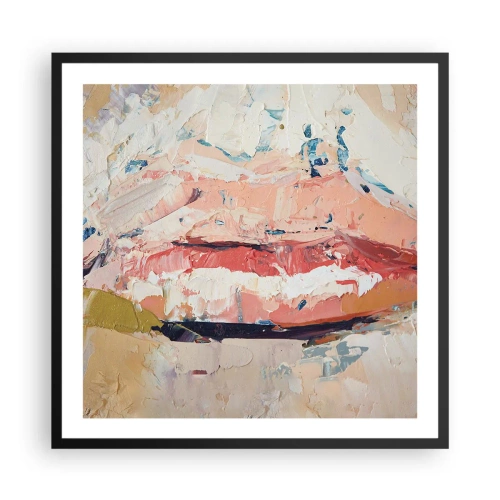 Poster in black frame - It Awakens the Senses - 60x60 cm