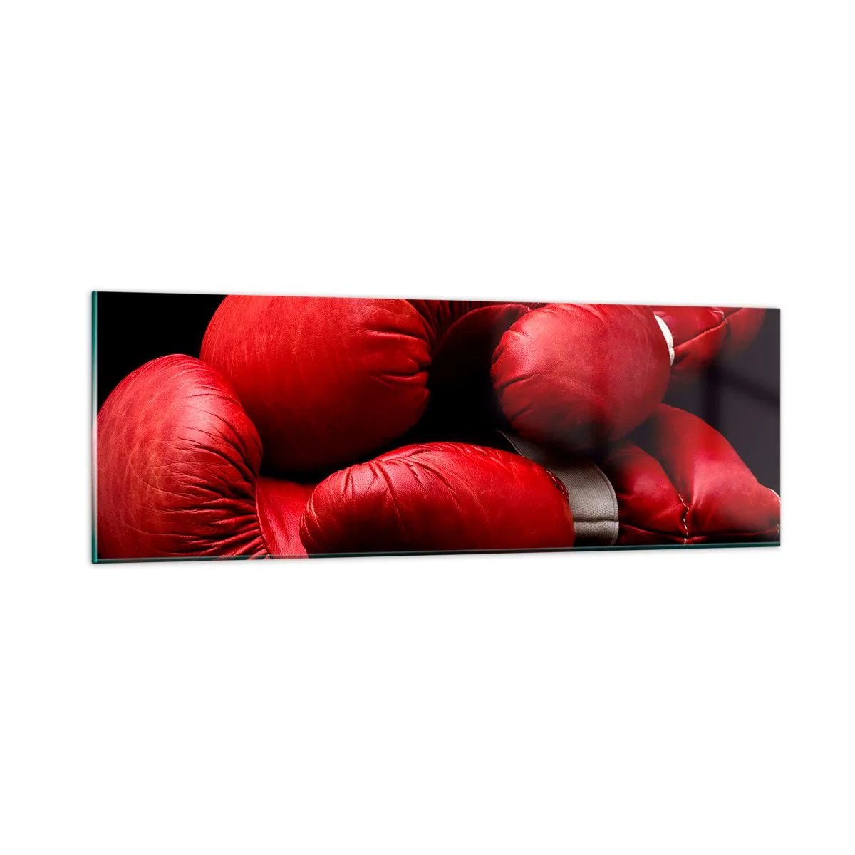 Glass picture - Fight Emotions Are Behind Us - 90x30 cm