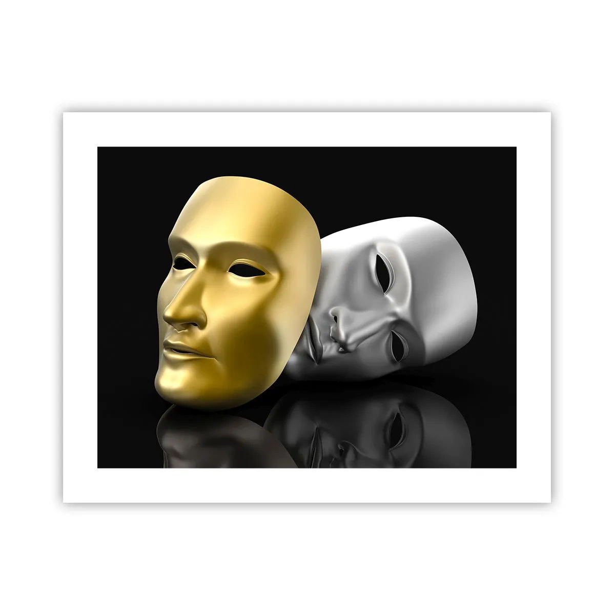 Poster - Life Is a Theatre - 50x40 cm