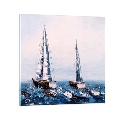 Glass picture - Brotherhood of Wind - 50x50 cm