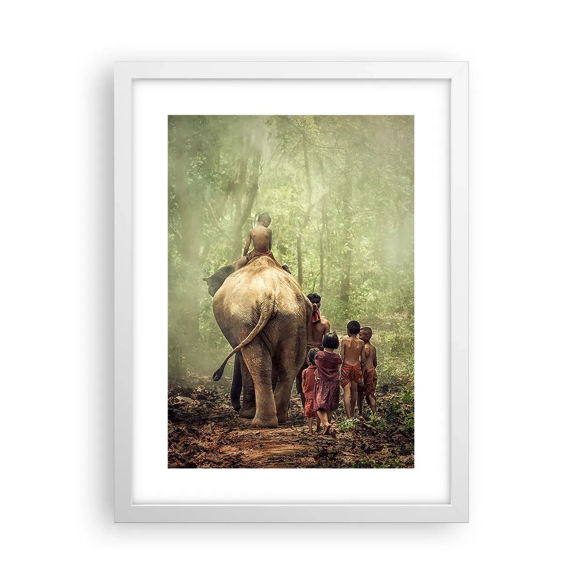 Poster in white frmae - New Jungle Book - 30x40 cm
