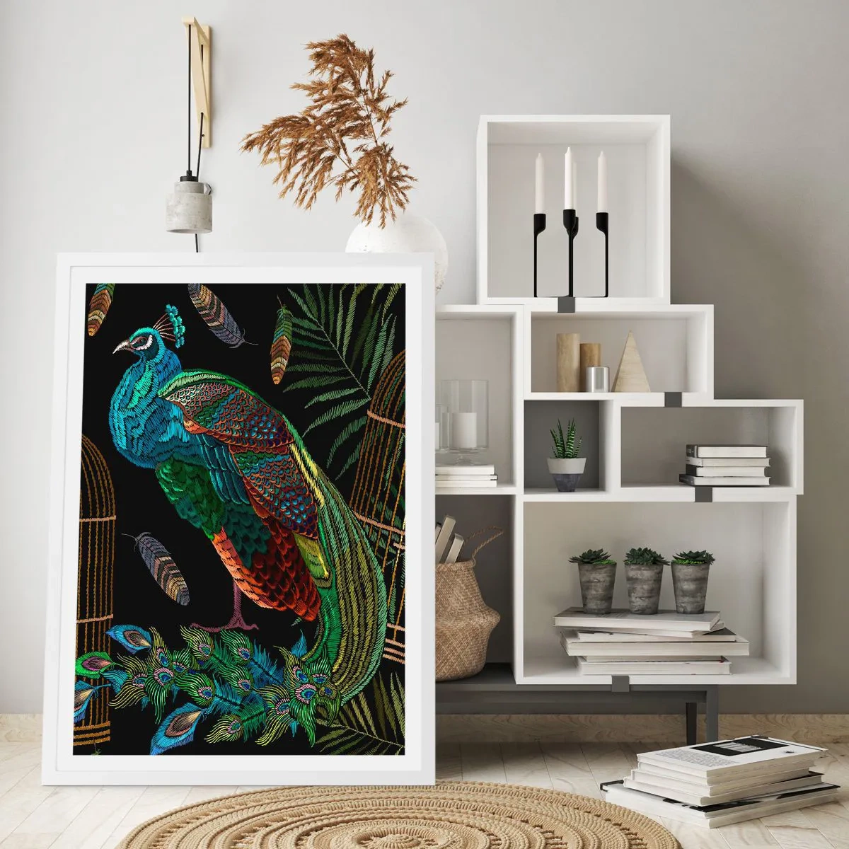 Poster in white frmae - In Royal Robes - 30x40 cm