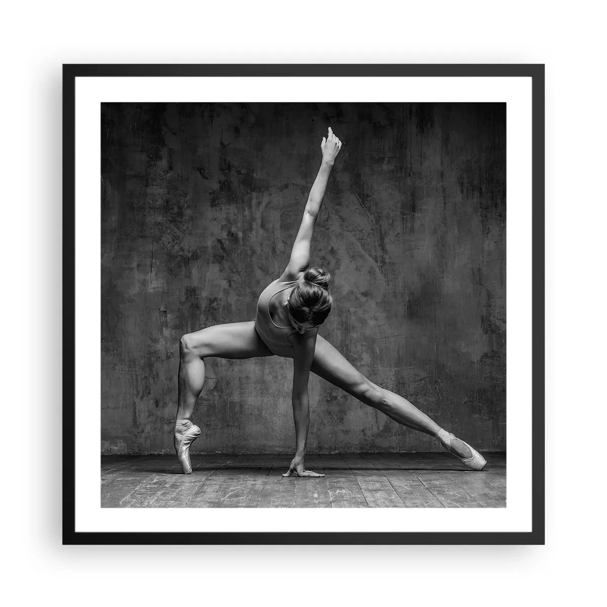 Poster in black frame - Ideal of Balance - 60x60 cm