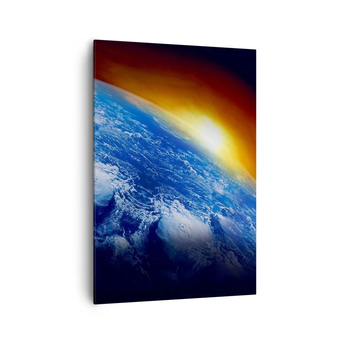 Canvas picture - Sunrise by the Blue Planet - 70x100 cm